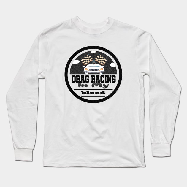 drag racing Long Sleeve T-Shirt by khalid12